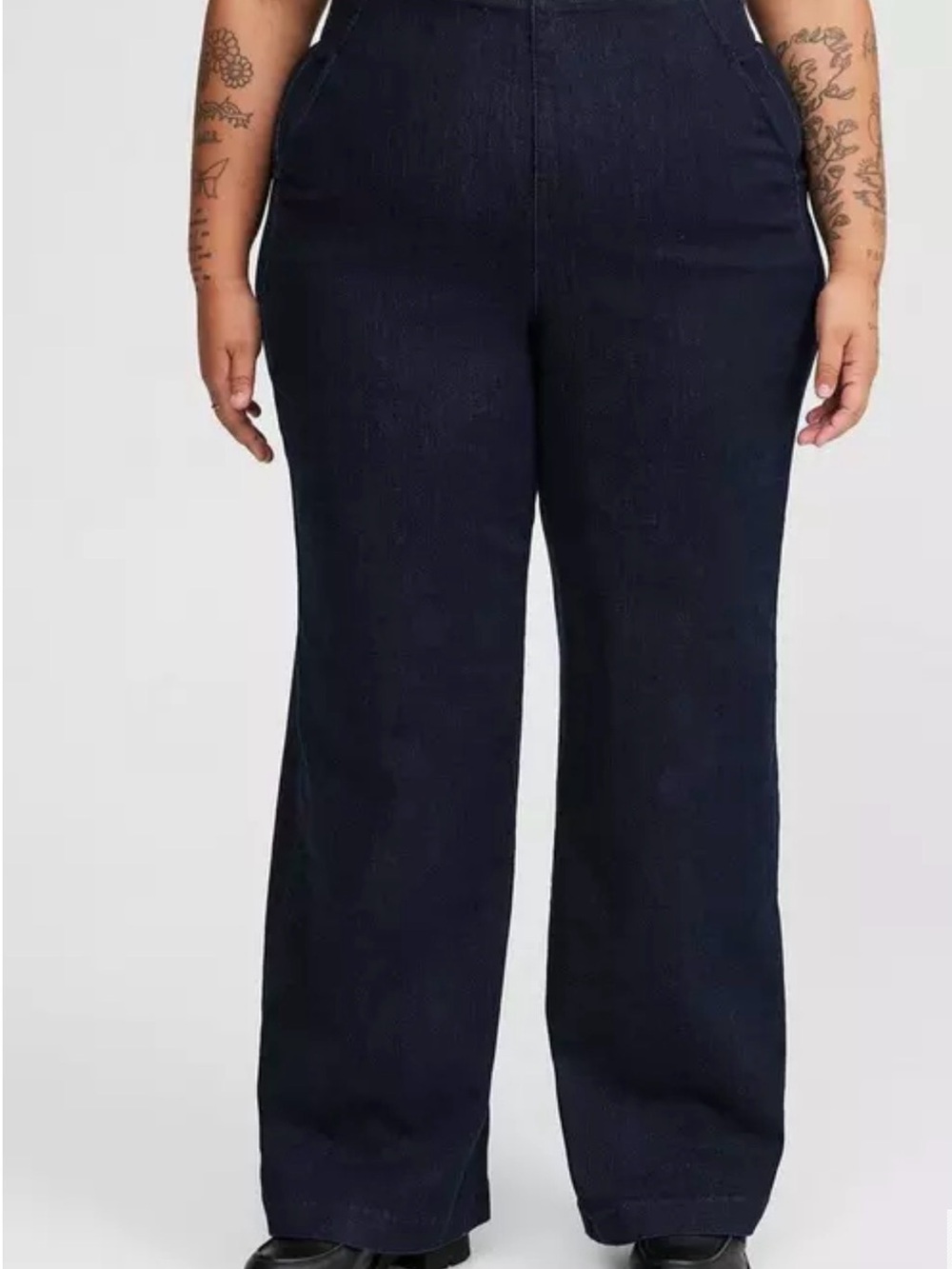 NWOT TORRID Wide Leg Super Soft High-Rise Trouser Jean SIZE 16 TALL